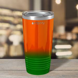 Orange Green Ombre 20oz Tumbler