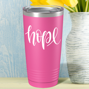 Hope on Pink 20oz Tumbler