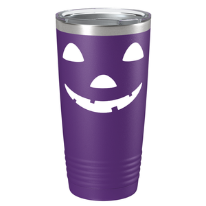 Jack o Lantern on Stainless Steel Halloween Tumbler