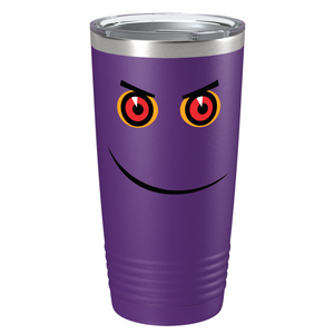 Spooky Devil Eye Monster on Stainless Steel Halloween Tumbler