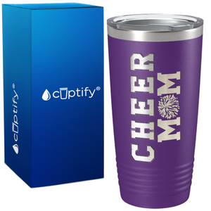 Cheer Mom on 20oz Tumbler