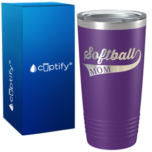 Softball Mom Swish on 20oz Tumbler