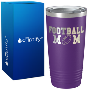 The Football Mom on 20oz Tumbler