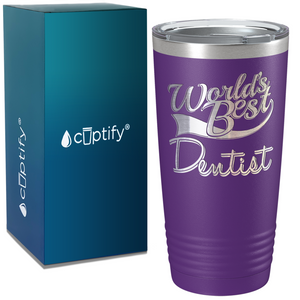 World's Best Dentist on Dentist 20oz Tumbler
