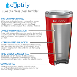 Red Gloss 20oz Tumbler