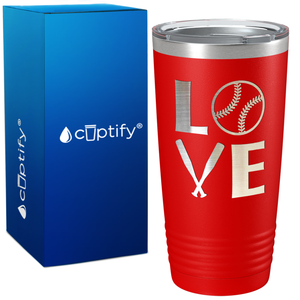 Softball Love on 20oz Tumbler