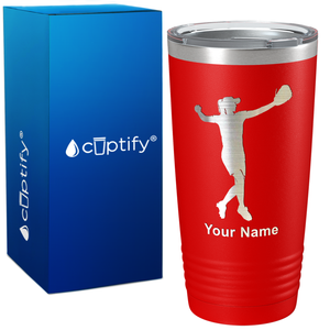 Softball Player on 20oz Tumbler