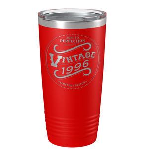 1996 Aged to Perfection Vintage 25th on Stainless Steel Tumbler