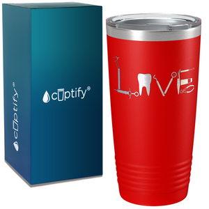 Dentist Love on Dentist 20oz Tumbler