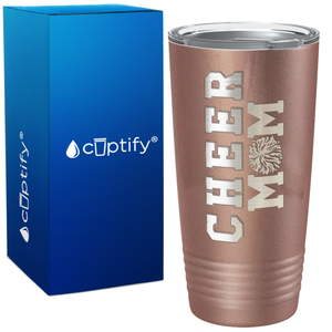 Cheer Mom on 20oz Tumbler