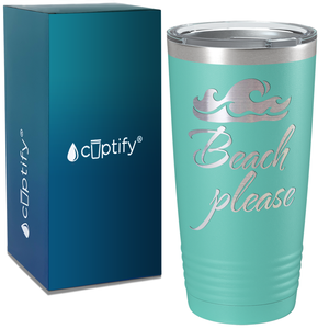 Beach Please 20oz Tumbler