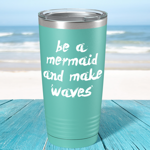 Be a Mermaid and Make Waves on Seafoam Mermaid 20oz Tumbler