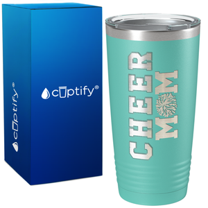 Cheer Mom on 20oz Tumbler