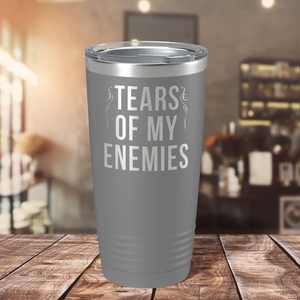 Tears of my Enemies on Slate 20 oz Stainless Steel Ringneck Tumbler