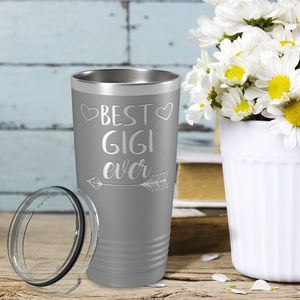 Best Gigi Ever on Slate 20 oz Stainless Steel Ringneck Tumbler