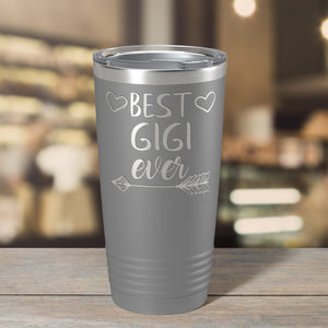 Best Gigi Ever on Slate 20 oz Stainless Steel Ringneck Tumbler