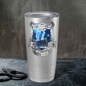 Police 911 We Will Never Forget 20oz Stainless Tumbler