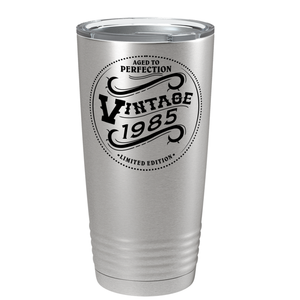 1985 Aged to Perfection Vintage 36th on Stainless Steel Tumbler