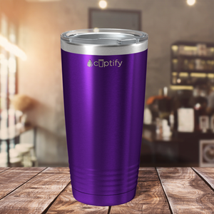 Purple Translucent 20oz Tumbler
