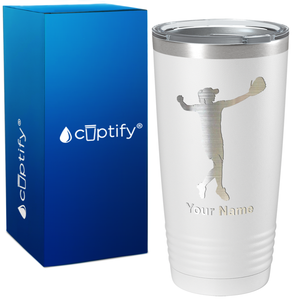 Softball Player on 20oz Tumbler
