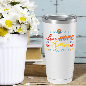 Love Hope Autism on Autism 20oz Tumbler