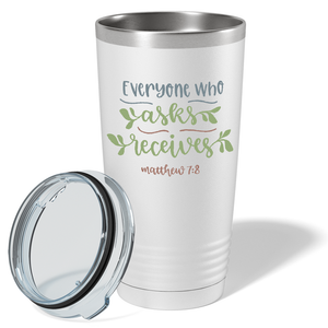 Matthew 7-8 on Bible Verse 20oz Tumbler