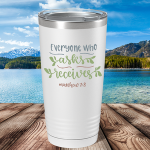 Matthew 7-8 on Bible Verse 20oz Tumbler