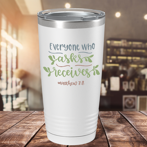Matthew 7-8 on Bible Verse 20oz Tumbler