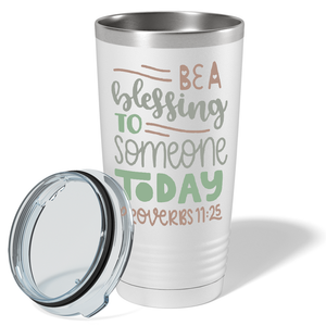 Proverbs 11-25 on Bible Verse 20oz Tumbler