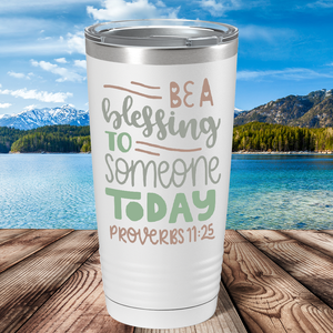 Proverbs 11-25 on Bible Verse 20oz Tumbler
