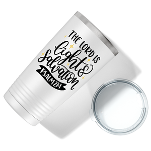 Psalm 27-1 on Bible Verse 20oz Tumbler