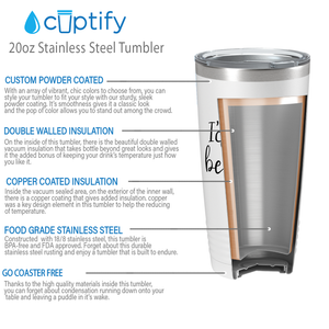 I'd Rather be Sleeping Christmas Elf on White Holiday 20oz Tumbler