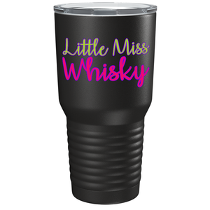 Little Miss Whiskey on Black 30 oz Stainless Steel Tumbler
