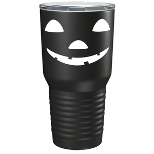 Jack o Lantern on Stainless Steel Halloween Tumbler