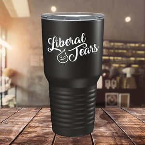Liberal Tears Crying on Black 30 oz Stainless Steel Tumbler