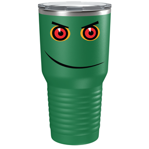 Spooky Devil Eye Monster on Stainless Steel Halloween Tumbler