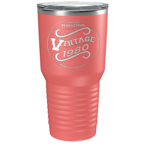 1980 Aged to Perfection Vintage 41st on Stainless Steel Tumbler