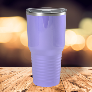 Custom Laser Engraved 30oz Lavender Gloss Stainless Steel Tumbler