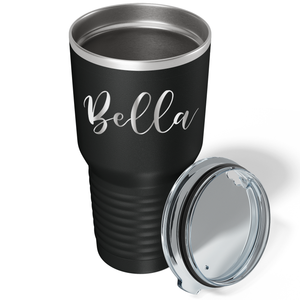 Cuptify Personalized on Black 30 oz Stainless Steel Ringneck Tumbler