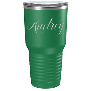 Cuptify Personalized on Green 30 oz Stainless Steel Ringneck Tumbler