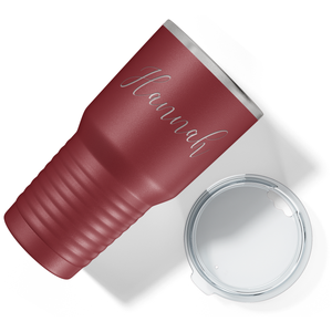 Cuptify Personalized on Maroon 30 oz Stainless Steel Ringneck Tumbler
