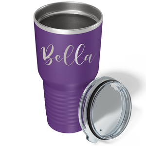 Cuptify Personalized on Purple 30 oz Stainless Steel Ringneck Tumbler