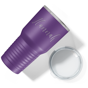 Cuptify Personalized on Purple 30 oz Stainless Steel Ringneck Tumbler