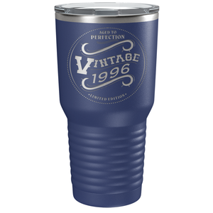 1996 Aged to Perfection Vintage 25th on Stainless Steel Tumbler