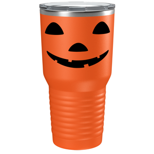Jack o Lantern on Stainless Steel Halloween Tumbler