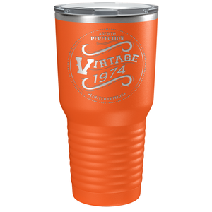 1974 Aged to Perfection Vintage 47th on Stainless Steel Tumbler