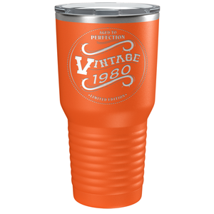 1980 Aged to Perfection Vintage 41st on Stainless Steel Tumbler