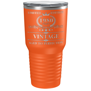 1980 Limited Edition Aged to Perfection 41st on Stainless Steel Tumbler