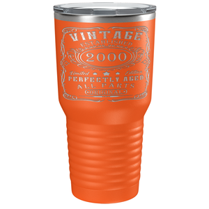 2000 Vintage Perfectly Aged 21st on Stainless Steel Tumbler