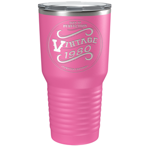 1980 Aged to Perfection Vintage 41st on Stainless Steel Tumbler